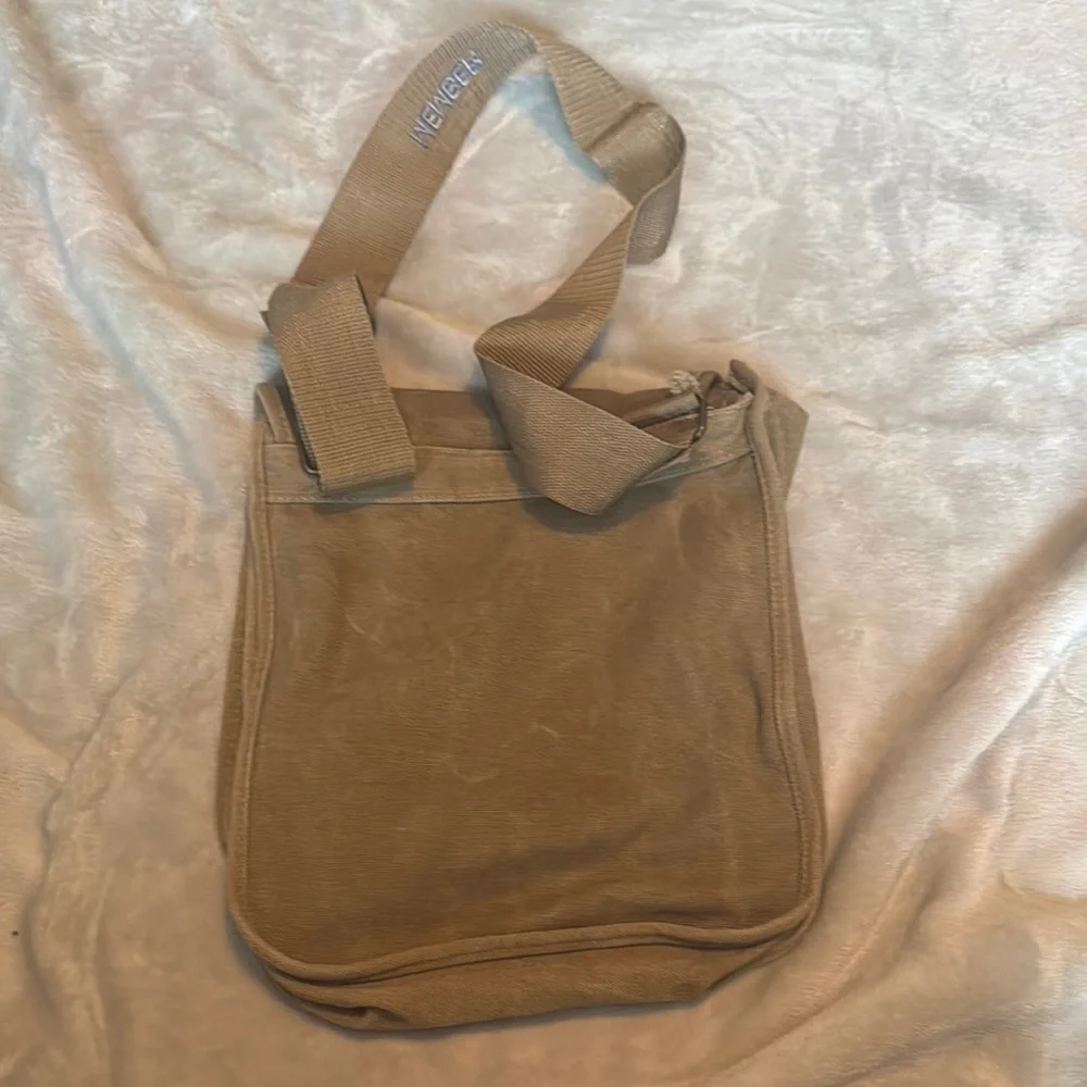 HRC Member 2007 Tan Canvas Messenger Bag with Brass Closure